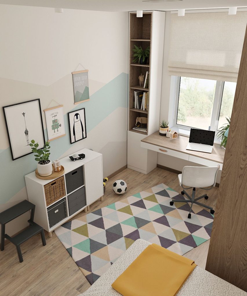 Интерьер квартиры для семьи с 2-мя детьми - изображение 2