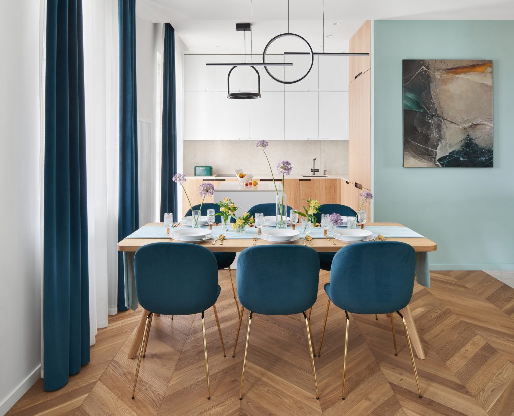 Интерьер двухцровневой квартиры в ЖК Риттерхоф