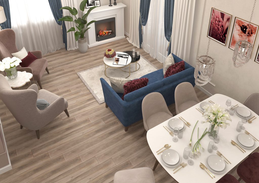 Проект 2-х уровневой квартиры г. Калининград - изображение 2