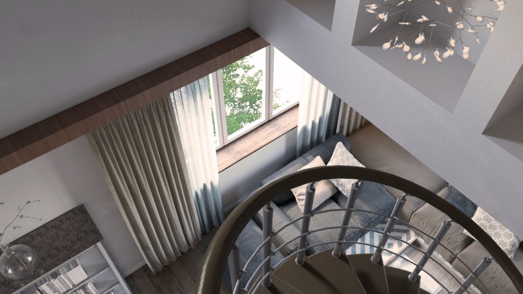 Двухуровневая квартира в скандинавском стиле, 160 м.в - изображение 6